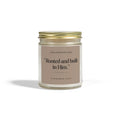Cinnamon Chai Scented Candle — "Rooted and built in Him." (Coconut Apricot Wax, 4oz/9oz)